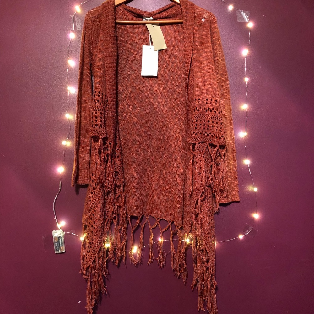 Grace&Lace burnt orange Cardigan